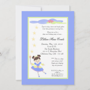 Invitación a la fiesta de cumpleaños de la Princes