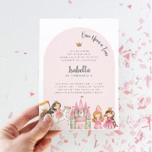 Invitación a la fiesta de cumpleaños de la princes