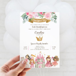 Invitación a la fiesta de cumpleaños de la princes