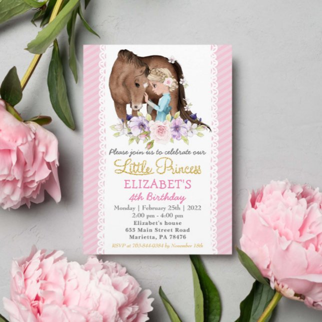 Invitación a la fiesta de cumpleaños de la princes (Subido por el creador)