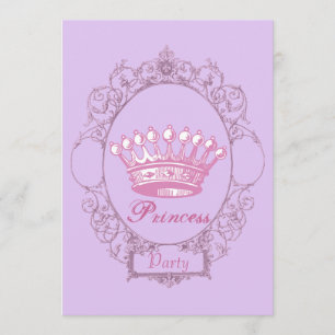 Invitación a la fiesta de cumpleaños de la princes