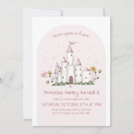 Invitación a la fiesta de cumpleaños de la princes