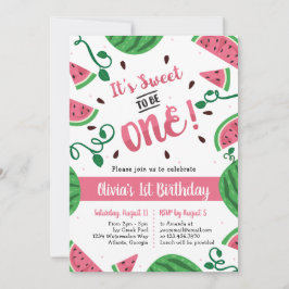 Invitación a la fiesta de cumpleaños de la sandía