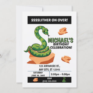 Invitación a la Fiesta de Cumpleaños de la Serpien