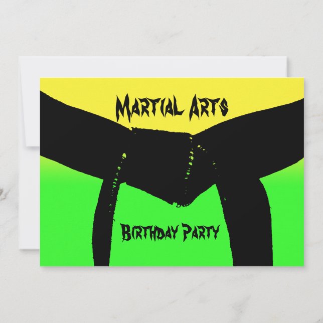 Invitación a la fiesta de cumpleaños de las artes  (Reverso)