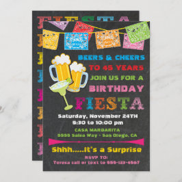 Invitación a la fiesta de cumpleaños de las cervez