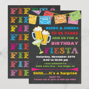 Invitación a la fiesta de cumpleaños de las cervez
