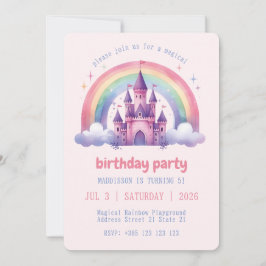Invitación a la fiesta de cumpleaños de las chicas