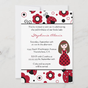 Invitación a la fiesta de cumpleaños de las chicas