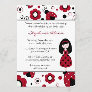 Invitación a la fiesta de cumpleaños de las chicas