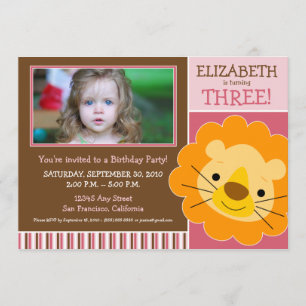 Invitación a la fiesta de cumpleaños de las chicas