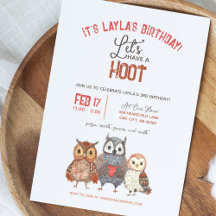 Invitación a la fiesta de cumpleaños de las chicas