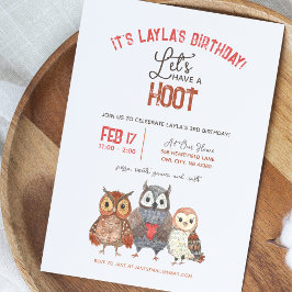 Invitación a la fiesta de cumpleaños de las chicas