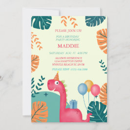 Invitación a la fiesta de cumpleaños de las chicas