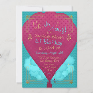 Invitación a la fiesta de cumpleaños de las chicas