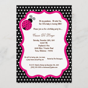 Invitación a la fiesta de cumpleaños de las damas 