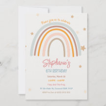 Invitación a la fiesta de cumpleaños de las Estrel