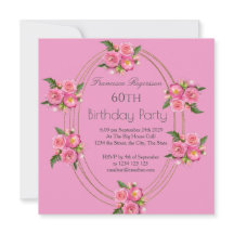 Invitación a la Fiesta de Cumpleaños de las Flores