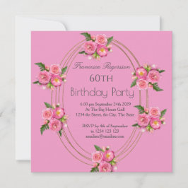 Invitación a la Fiesta de Cumpleaños de las Flores