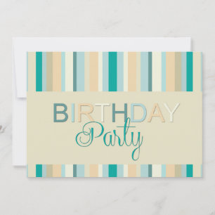 Invitación a la fiesta de cumpleaños de las franja
