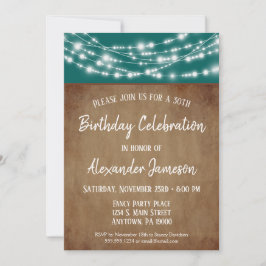 Invitación a la fiesta de cumpleaños de las luces