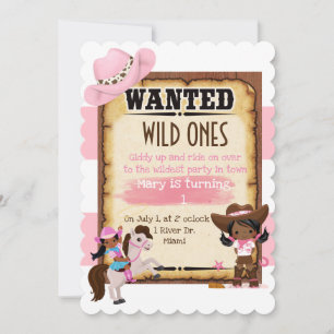 Invitación a la fiesta de cumpleaños de las niñas 