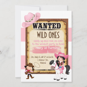 Invitación a la fiesta de cumpleaños de las niñas