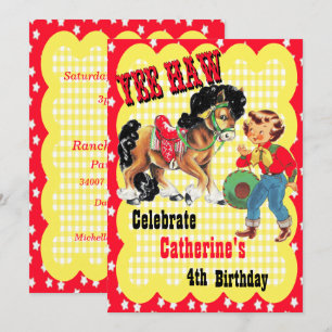Invitación a la fiesta de cumpleaños de las vacas