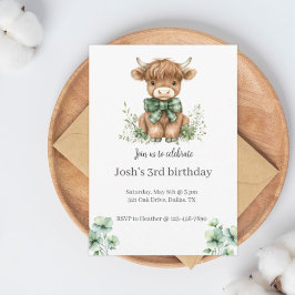 Invitación a la fiesta de cumpleaños de las vacas 