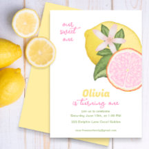 Invitación a la fiesta de cumpleaños de Lemonade R