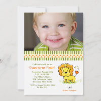 Invitación a la fiesta de cumpleaños de Leo Photo