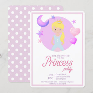 Invitación a la fiesta de cumpleaños de Litte Prin