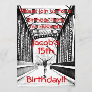 Invitación a la fiesta de cumpleaños de Longboard