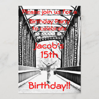 Invitación a la fiesta de cumpleaños de Longboard