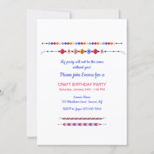 Invitación a la fiesta de cumpleaños de los amigos