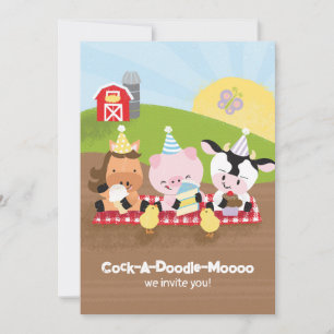 Invitación a la fiesta de cumpleaños de los amigos