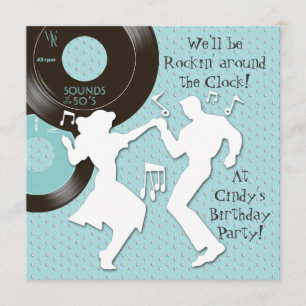 Invitación a la fiesta de cumpleaños de los años 5