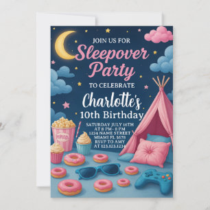 Invitación a la fiesta de cumpleaños de los chicas