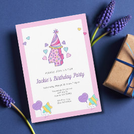 Invitación a la fiesta de cumpleaños de los Chicas