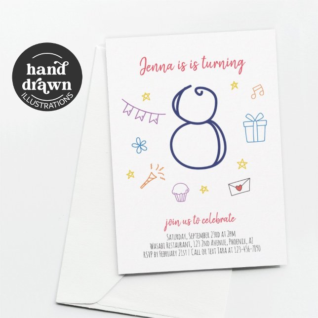 Invitación a la fiesta de cumpleaños de los chicas (Subido por el creador)