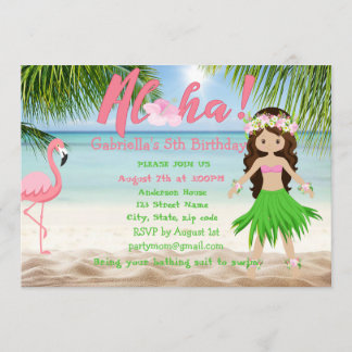 Invitación a la fiesta de cumpleaños de los Chicas