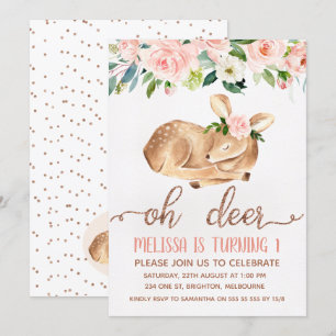 Invitación a la fiesta de cumpleaños de los chicas