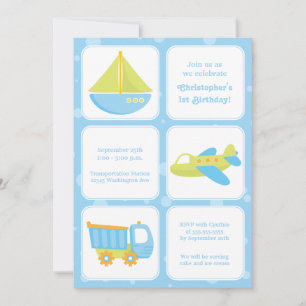 Invitación a la fiesta de cumpleaños de los chicos