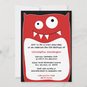 Invitación a la fiesta de cumpleaños de los chicos