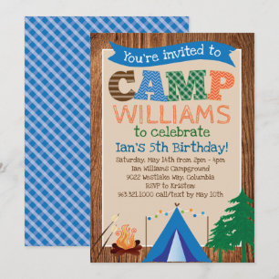 Invitación a la fiesta de cumpleaños de los chicos