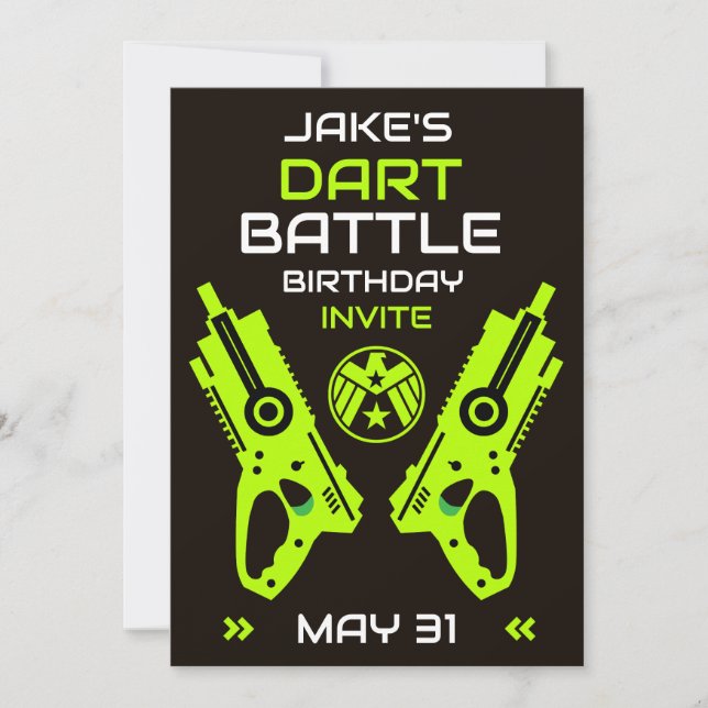 Invitación a la fiesta de cumpleaños de los chicos (Anverso)