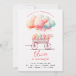 Invitación a la fiesta de cumpleaños de los dulces