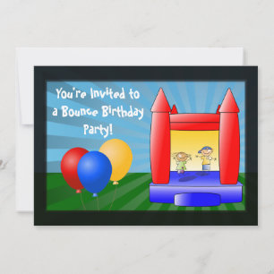 Invitación a la fiesta de cumpleaños de los globos