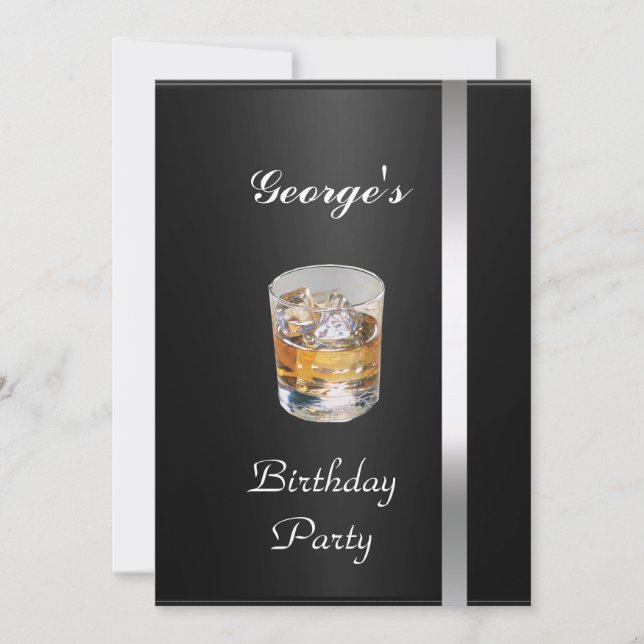 Invitación a la fiesta de cumpleaños de los hombre (Anverso)