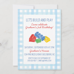 Invitación a la fiesta de cumpleaños de los ladril